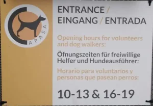 Opening Hours Dog Shelter